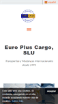 Mobile Screenshot of europluscargo.com
