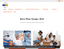 Tablet Screenshot of europluscargo.com